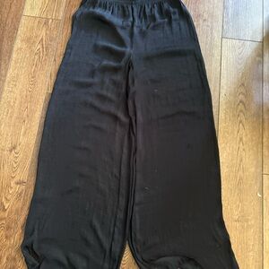 Black Wide-Leg Pants